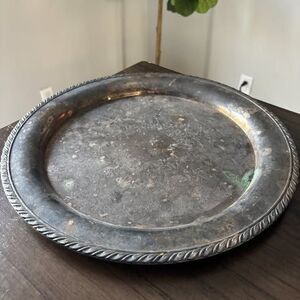 Vintage WA Italy 15" Silver Plated Serving Platter